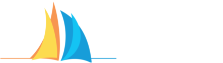 Logo of Bay Resort Waterfront Hotel showcasing bay palms and marina, highlighting a picturesque waterfront experience.